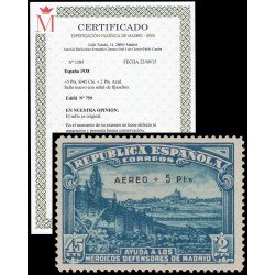 España Spain 759 1938 Defensa de Madrid MH España Spain 759 1938 Defensa de Madrid MH