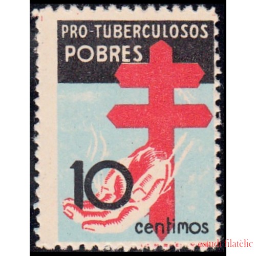 España Spain 840 1937 Pro Tuberculosos Stamps MH