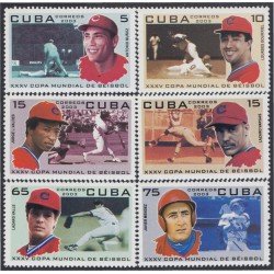 Cuba 4121/26 2003 35° Copa del Mundo de Baseball MNH Cuba 4121/26 2003 35° Copa del Mundo de Baseball MNH