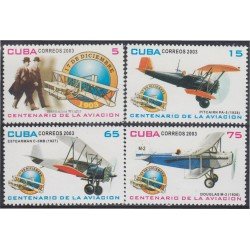Cuba 4127/30 2003 Centenario de la aviación MNH Cuba 4127/30 2003 Centenario de la aviación MNH