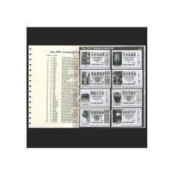 España Spain Lotería Suplemento 2001 SABADOS España Spain Lotería Suplemento 2001 SABADOS