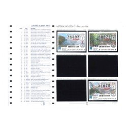 España Spain Lotería Suplemento 2015 JUEVES España Spain Lotería Suplemento 2015 JUEVES