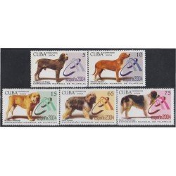 Cuba 4162/66 2004 Exposición Filatelica en Valencia MNH Cuba 4162/66 2004 Exposición Filatelica en Valencia MNH