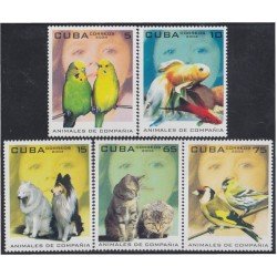 Cuba 4176/80 2004 Fauna Animales de Compañías MNH Cuba 4176/80 2004 Fauna Animales de Compañías MNH