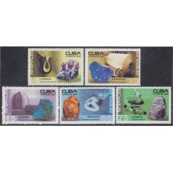 Cuba 4181/85 2004 Rocas y Minerales MNH Cuba 4181/85 2004 Rocas y Minerales MNH