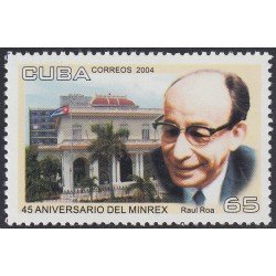 Cuba 4206 2004 45 Años de MINREX MNH Cuba 4206 2004 45 Años de MINREX MNH