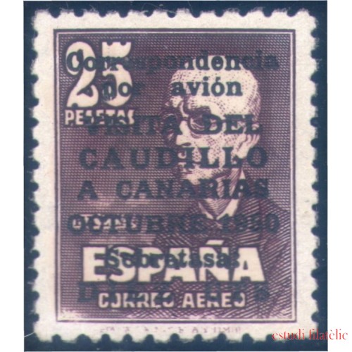 España Spain 1090 1951 Viaje del Caudillo a Canarias MH 