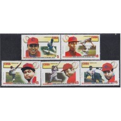 Cuba 4207/11 2004 Deportes 130 Años del Primer juego de Béisbol MNH Cuba 4207/11 2004 Deportes 130 Años del Primer juego de Béisbol MNH