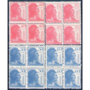 España Spain 751/54 Bl.4 1938 República Republic Stamps MNH