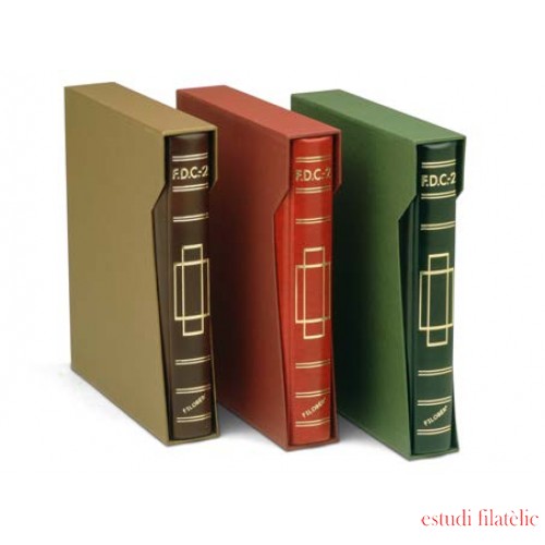 Álbum Filober FL00F9AZ SOBRES PRIMER DIA Tapa y cajetin FDC-2 + 25 hojas ( 2 depart ) Álbum Filober FL00F9AZ SOBRES PRIMER DIA Tapa y cajetin FDC-2 + 25 hojas ( 2 depart )