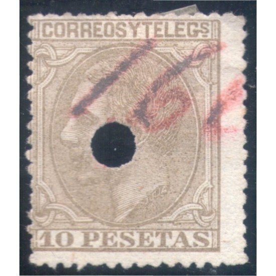 España Spain Telégrafos 209T 1879 usado España Spain Telégrafos 209T 1879 usado