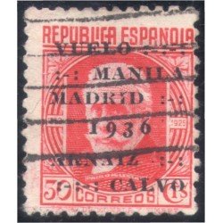 España Spain 741 1936 Vuelo Manila - Madrid usado España Spain 741 1936 Vuelo Manila - Madrid usado