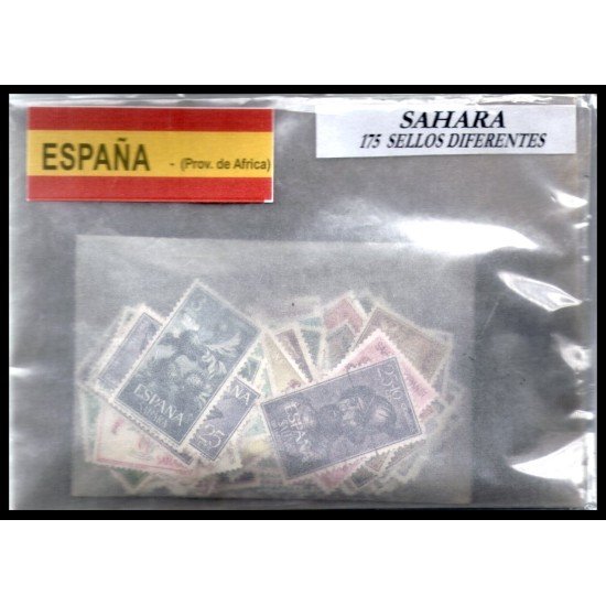 Sahara 175 Sellos Diferentes Nuevos