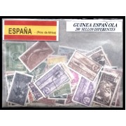 Guinea Española 200 Sellos Diferentes
