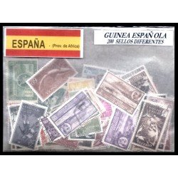 Guinea Española 200 Sellos Diferentes Guinea Española 200 Sellos Diferentes