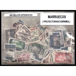 Marruecos 200 Sellos Diferentes Marruecos 200 Sellos Diferentes