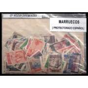 Marruecos 125 Sellos Diferentes