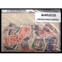 Marruecos 125 Sellos Diferentes Marruecos 125 Sellos Diferentes