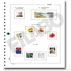 Filabo hojas álbum de sellos de Suiza 2019 registro montado con protectores Filabo hojas álbum de sellos de Suiza 2019 registro montado con protectores