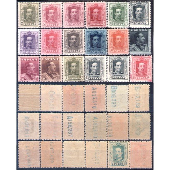 España Spain 310/23 + 310A/17A 1922/1930 Alfonso XIII Vaquer MNH España Spain 310/23 + 310A/17A 1922/1930 Alfonso XIII Vaquer MNH