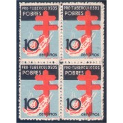 España Spain 840 Bl.4 1937 Pro Tuberculosos Stamps MNH España Spain 840 Bl.4 1937 Pro Tuberculosos Stamps MNH