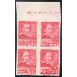 España Spain 726s Bl.4 1937 Gregorio Fernández MNH España Spain 726s Bl.4 1937 Gregorio Fernández MNH