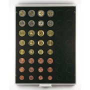 Lindner 2506C Bandeja para monedas por 6 series actual monedas €