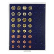 Lindner 2506M Bandeja para monedas por 6 series actual monedas €