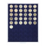 Lindner 2154M Bandeja 25,75 para monedas con 54 hoyos redondos