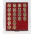Lindner 2624 Bandeja 41 mm para monedas con 24 huecos redondos en cápsulas
