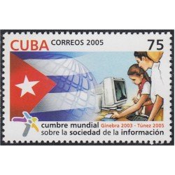 Cuba 4296 2005 Cumbre Mundial sobre la sociedad de la información MNH