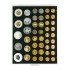 Lindner 2145C Bandeja 24,28,39 y 44  mm monedas con 45 cuadrados sueltas  (SURT)