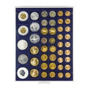 Lindner 2145M Bandeja 24,28,39 y 44  mm monedas con 45 cuadrados sueltas  (SURT)
