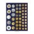 Lindner 2145M Bandeja 24,28,39 y 44  mm monedas con 45 cuadrados sueltas  (SURT)