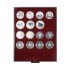 Lindner 2721 Bandeja 51 mm para monedas con 20 huecos cuadrados