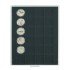 Lindner 2124C Bandeja 42 mm para monedas con 24 huecos cuadrados