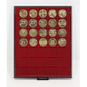 Lindner 2735 Bandeja 36 mm para monedas con 35 huecos cuadrados