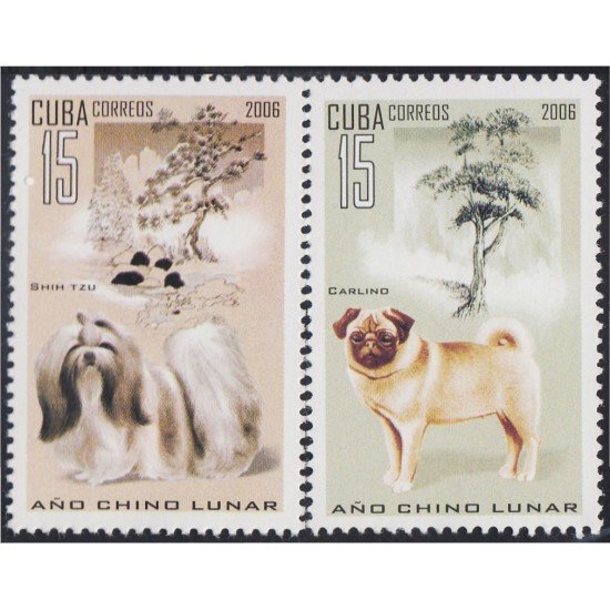 Cuba 4304/05 2005 Año Lunar Chino MNH Cuba 4304/05 2005 Año Lunar Chino MNH