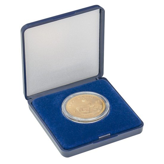 Lindner 2029-040 Monedero 40 mm con inserto de terciopelo azul Lindner 2029-040 Monedero 40 mm con inserto de terciopelo azul