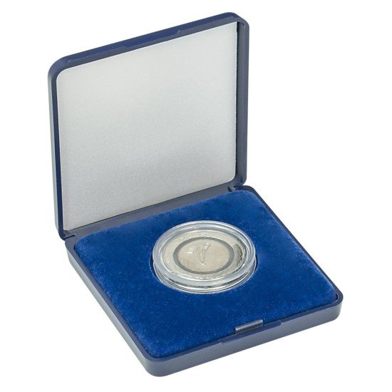 Lindner 2029-036 Monedero 36 mm con inserto de terciopelo azul Lindner 2029-036 Monedero 36 mm con inserto de terciopelo azul