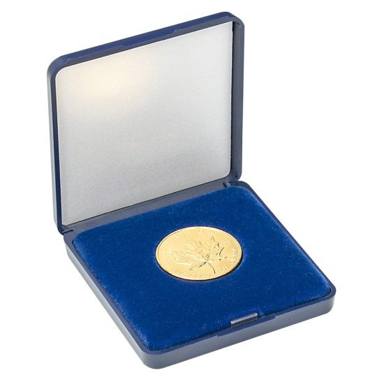 Lindner 2029-031 Monedero 31 mm con inserto de terciopelo azul Lindner 2029-031 Monedero 31 mm con inserto de terciopelo azul