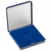 Lindner 2029-020 Monedero 20 mm con inserto de terciopelo azul