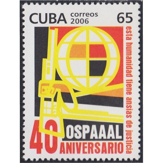 Cuba 4316 2006 40 Años de OSPAAAL MNH Cuba 4316 2006 40 Años de OSPAAAL MNH