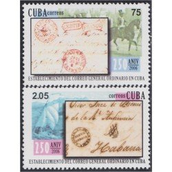 Cuba 4317/18 2006 250 Años del Correo Cubano MNH