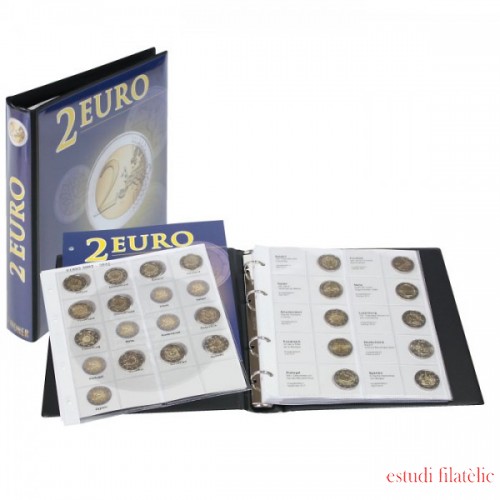 Lindner 1118M4 Album para monedas conmemorativas de 2 Euros
