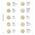 Lindner 1118-25 Hojas individuales para monedas conmemorativas de 2 Euros