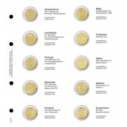 Álbum De Colección M Para 120 Monedas Grandes De Hasta 40mm De Diámetro, 10 Fundas Y Cartulinas