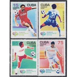 Cuba 4325/28 2006 Copa del Mundo de Fútbol en Alemania MNH