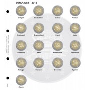 Lindner 1118-8 Hojas individuales para monedas conmemorativas de 2 Euros