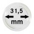 Lindner 2251315 Cápsulas 31,5 mm para bandejas pqte 100